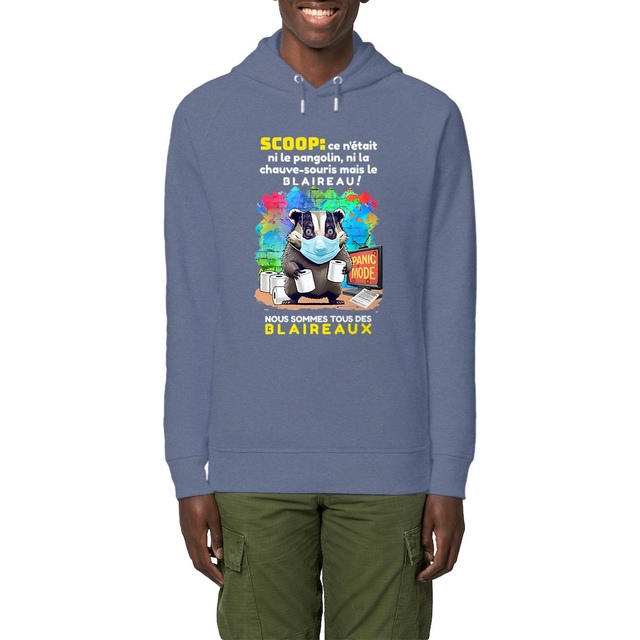 Image front ❀ Sweat-Shirt Standard à Capuche Unisexe Poches Latérales ~Premium+ ✦ PANIC MODE [🌐 FR] ✨