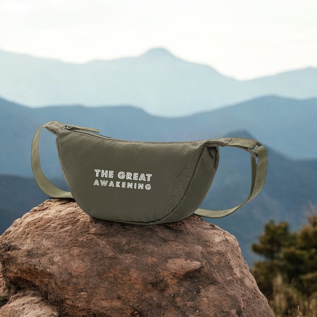 Image front  ❀ Sac Banane En Polyester Recyclé ✦ THE GREAT AWAKENING [🌐 EN] ✨