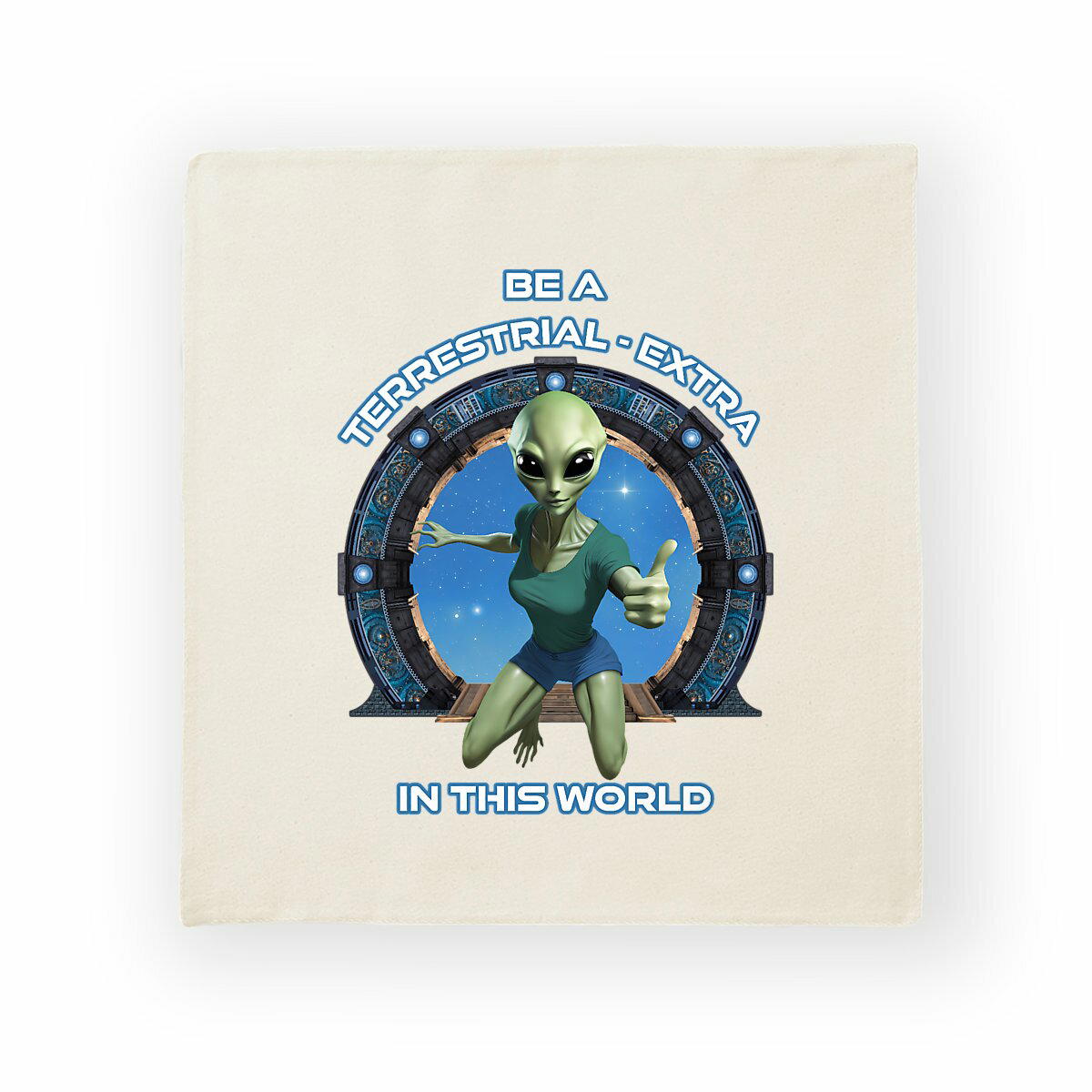 Image back ❀ Housse de coussin ~Premium+ ✦ ZETA (ALIEN) [🌐 EN] ✨