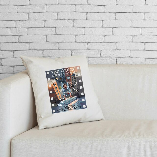 Image front ❀ Coussin + housse ~Premium+ ✦ THE GREAT AWAKENING [🌐 EN] ✨