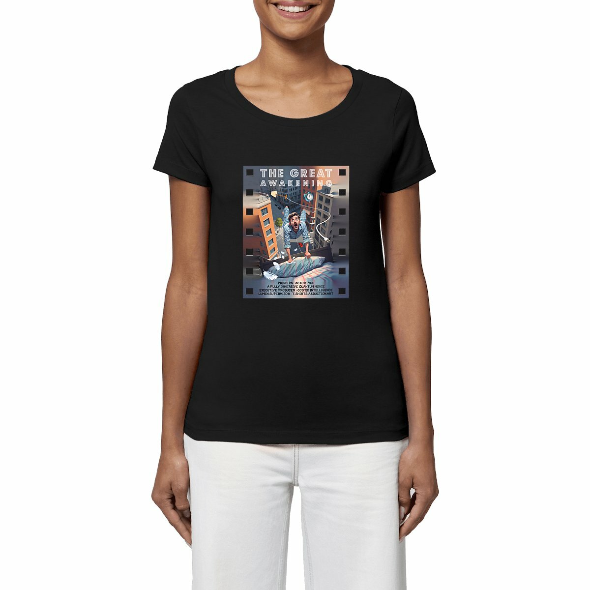 Image front ❀ T-Shirt Léger Femme ~Premium ✦ THE GREAT AWAKENING [🌐 EN] ✨