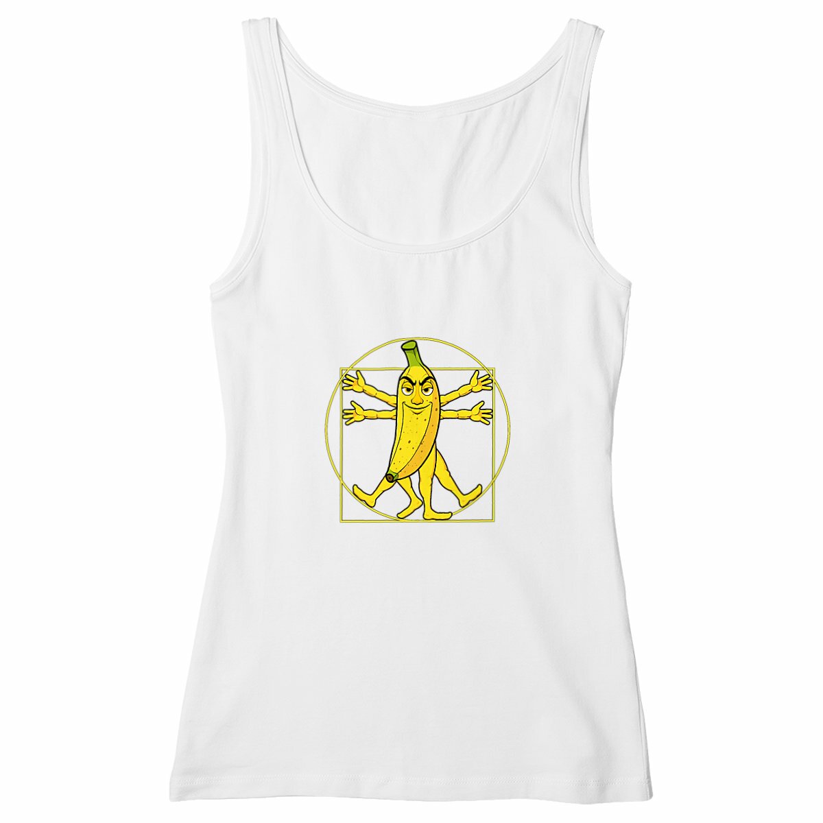 Image back ❀ Débardeur Mi-Léger Femme Cintré ~Premium ✦ LA BANANE DE VITRUVE [🌐 FR] ✨