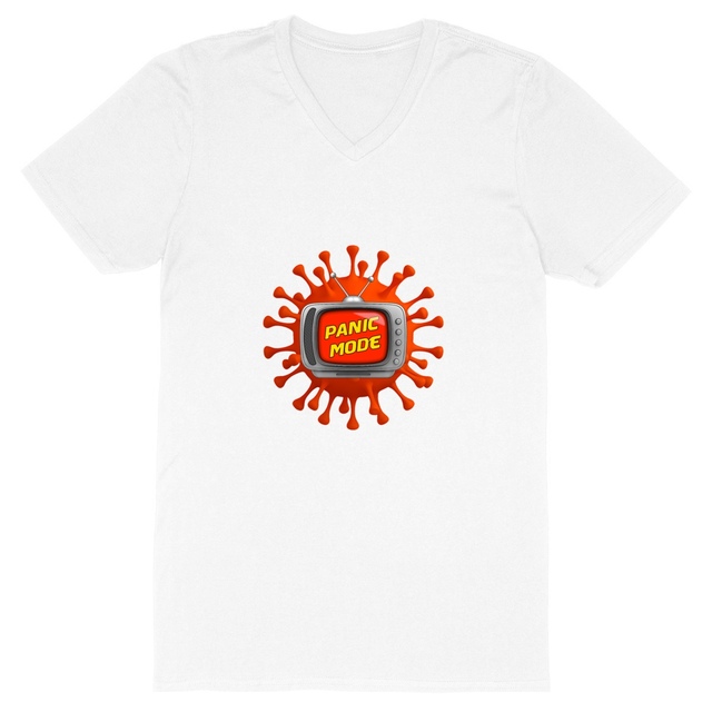 Image back ❀ T-Shirt Léger Homme Col V ~Change ✦ PANIC MODE [🌐 FR] ✨