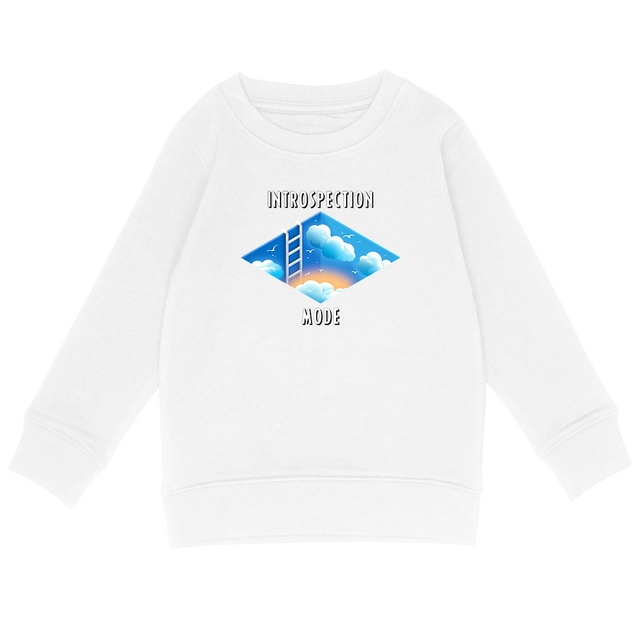 Image back ❀ Sweat-Shirt Standard Unisexe Enfant ~Premium ✦ INTROSPECTION MODE [🌐 INT] ✨