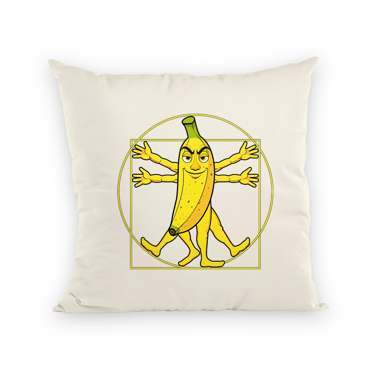Image back ❀ Coussin + housse ~Premium+ ✦ LA BANANE DE VITRUVE [🌐 FR] ✨