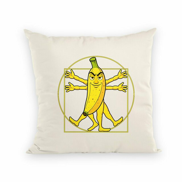 Image back ❀ Coussin + housse ~Premium+ ✦ LA BANANE DE VITRUVE [🌐 FR] ✨