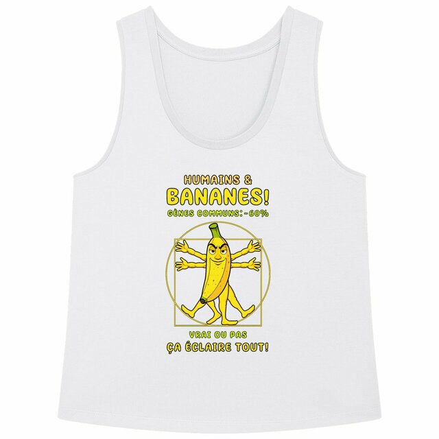 Image back ❀ Débardeur Mi-Léger Femme Ample ~Premium+ ✦ LA BANANE DE VITRUVE [🌐 FR] ✨