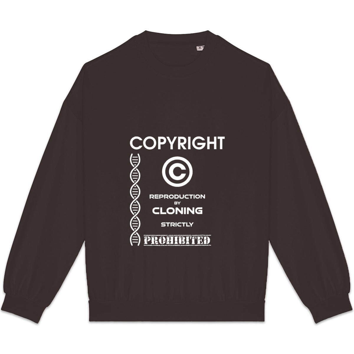 Image back ❀ Sweat-Shirt Standard Oversize Unisexe Made in Portugal ~Premium+ ✦ THE ANTI-CLONE [🌐 EN] ✨