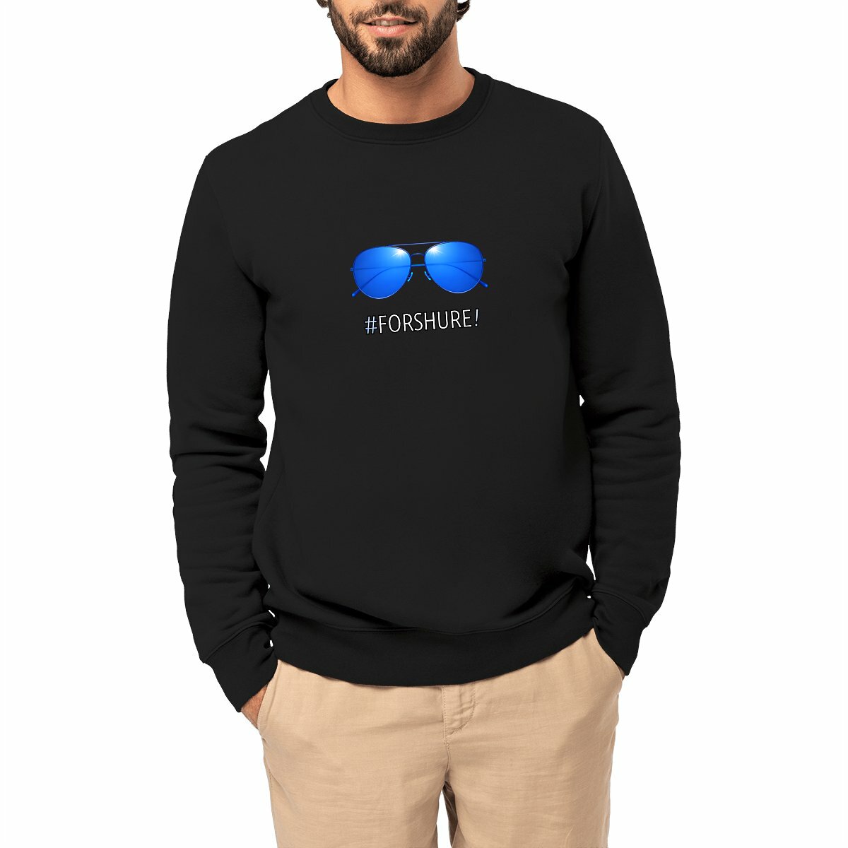 Image front ❀ Sweat-Shirt Épais Unisexe ~Premium+ ✧ DAVOS 2026 PARODY [🌐 FR] ✨