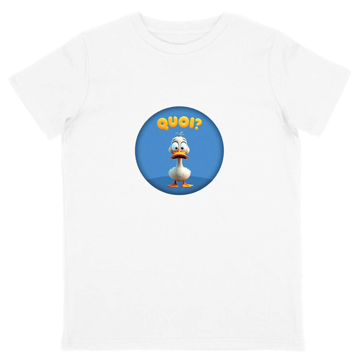 Image back ❀ T-Shirt Léger Unisexe Enfant ~Change ✦ PETIT CANARD [🌐 FR] ✨