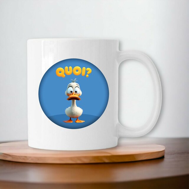 Image front ❀ Mug Céramique Imprimé Sur Chaque Côté ~Premium ✦ PETIT CANARD [🌐 FR] ✨