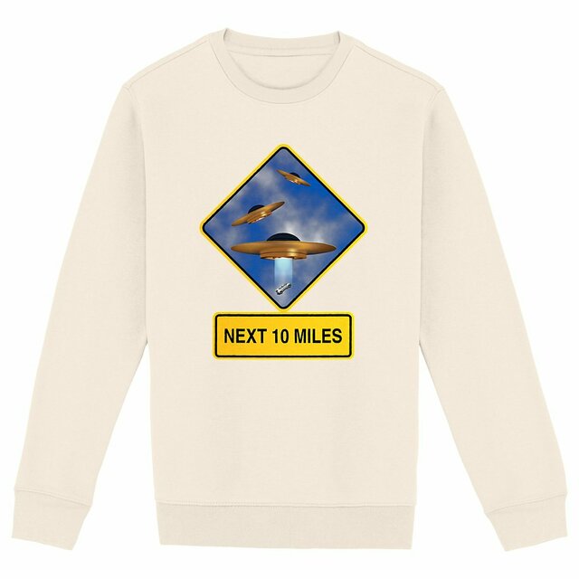 Image back ❀ Sweat-Shirt Épais Unisexe ~Premium+ ✦ UFO ALERT [🌐 EN] ✨