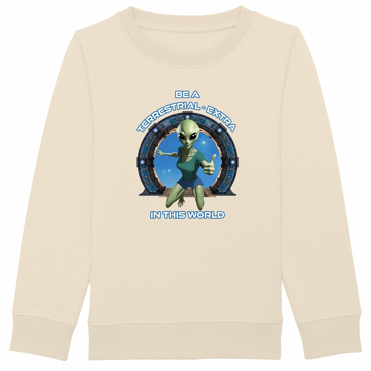 Image back ❀ Sweat-Shirt Standard Unisexe Enfant ~Premium+ ✦ ZETA (ALIEN) [🌐 EN] ✨