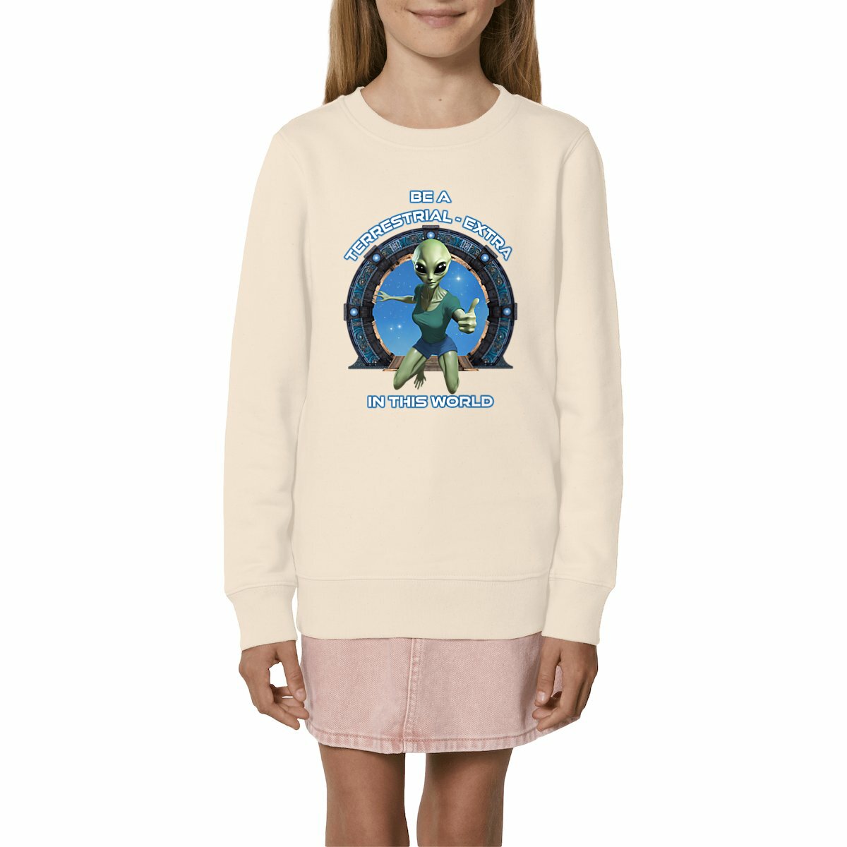 Image front ❀ Sweat-Shirt Standard Unisexe Enfant ~Premium+ ✦ ZETA (ALIEN) [🌐 EN] ✨
