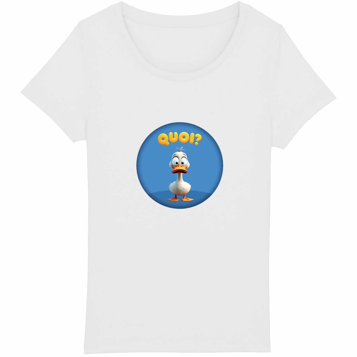 Image back ❀ T-Shirt Léger Femme ~Premium ✦ PETIT CANARD [🌐 FR] ✨