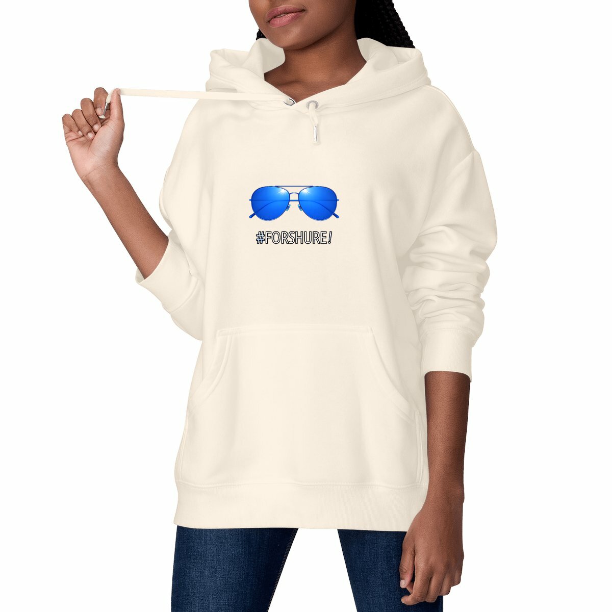 Image front ❀ Sweat-Shirt Épais à Capuche Unisexe ~Premium+ ✧ DAVOS 2026 PARODY [🌐 FR] ✨
