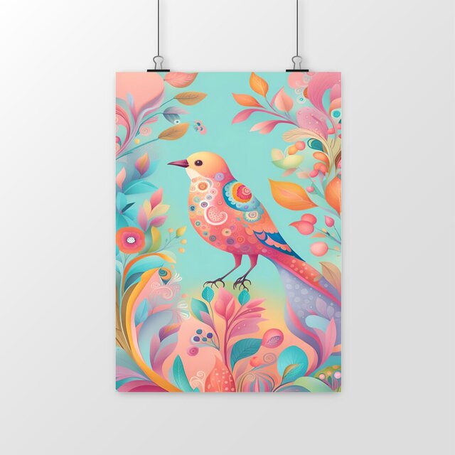 Image front Pastel Oiseau