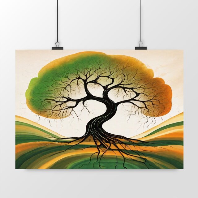 Image front Arbre au printemps