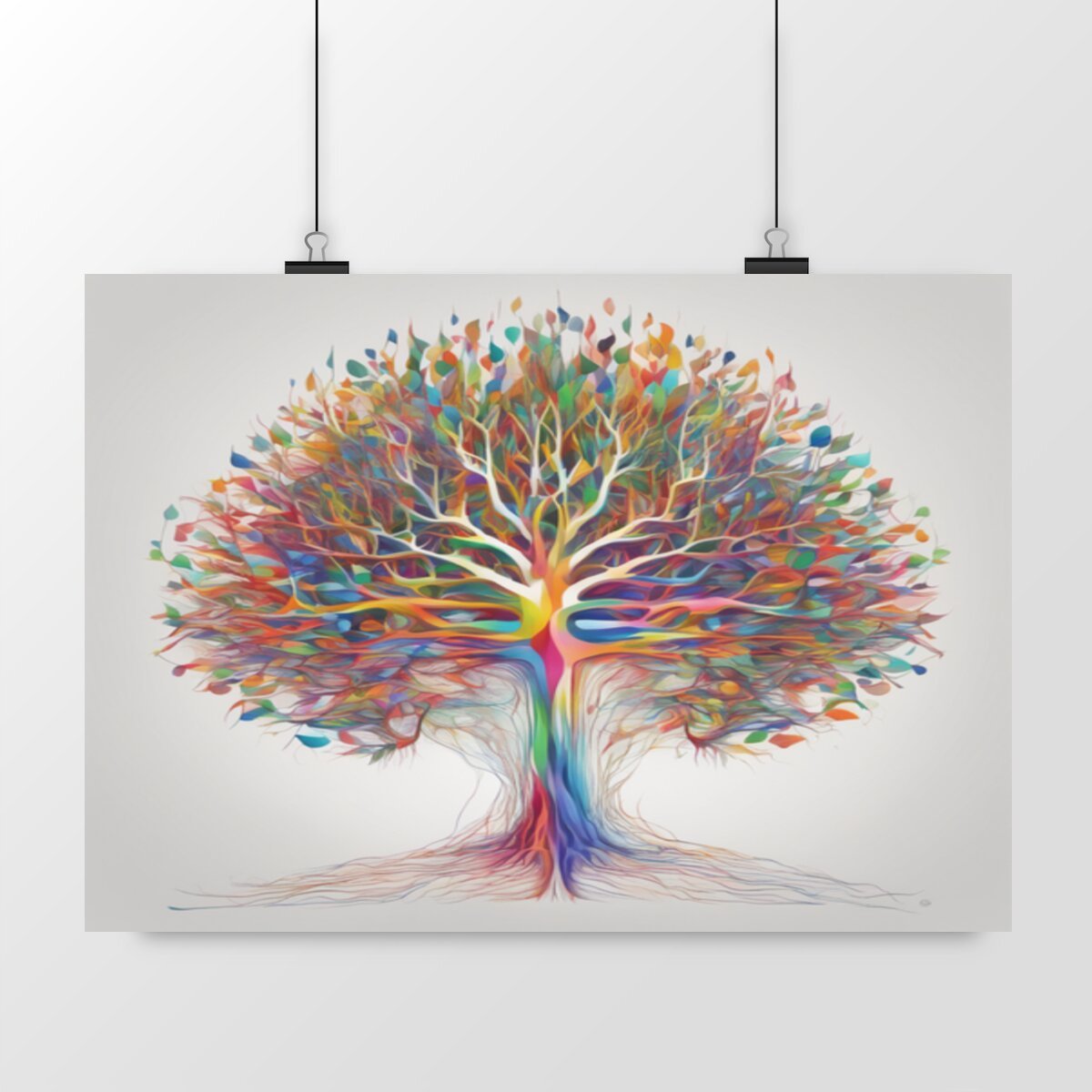 Image front Arbre multicolore