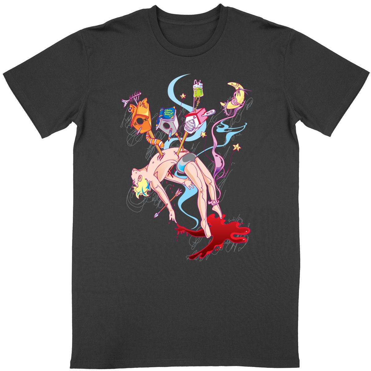 Image back Dark Dream Artist's Collection unisex t-shirt