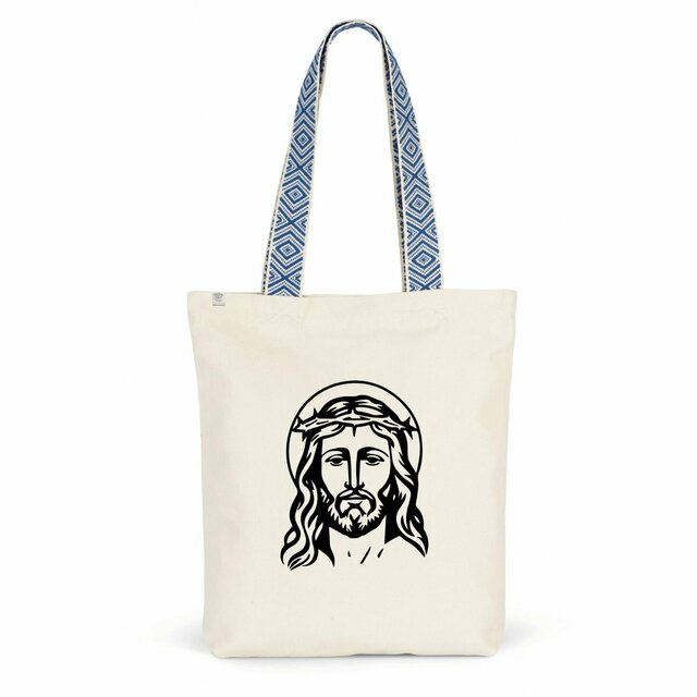 Visage de Jésus - Totebag ethnique - Image