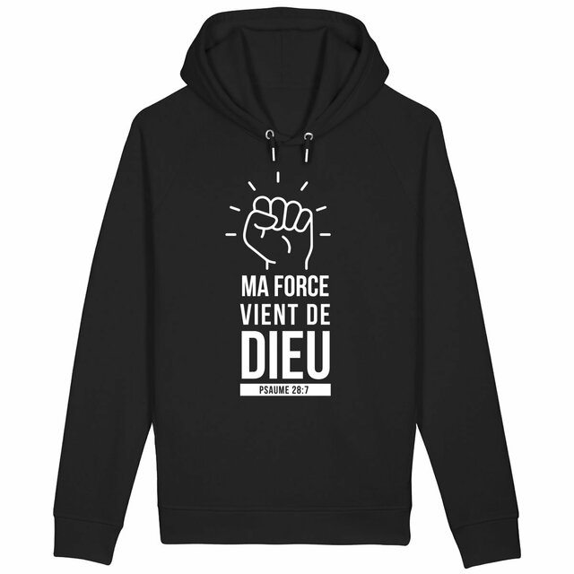 Ma force - Sweat à capuche avec poches latérales
