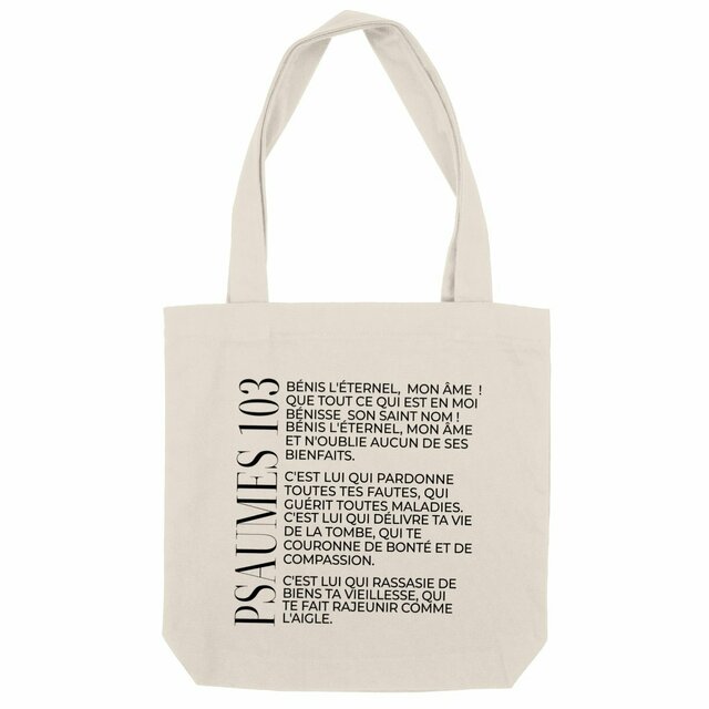 Psaumes 103 - Totebag épais - Image