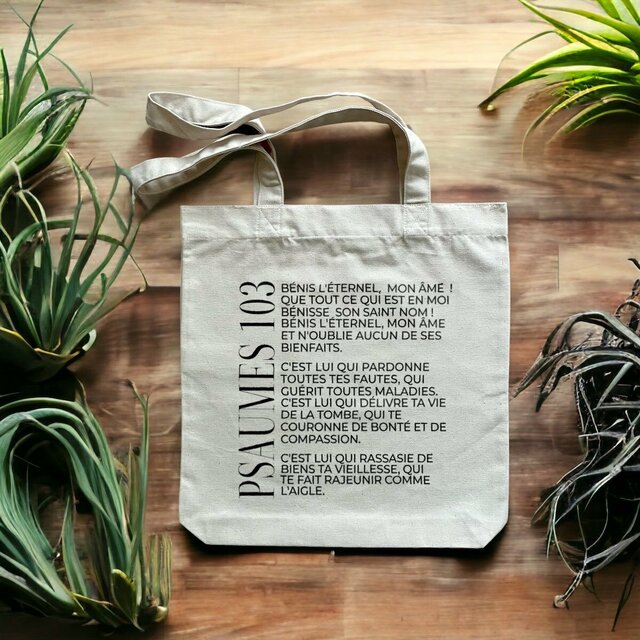 Psaumes 103 - Totebag épais