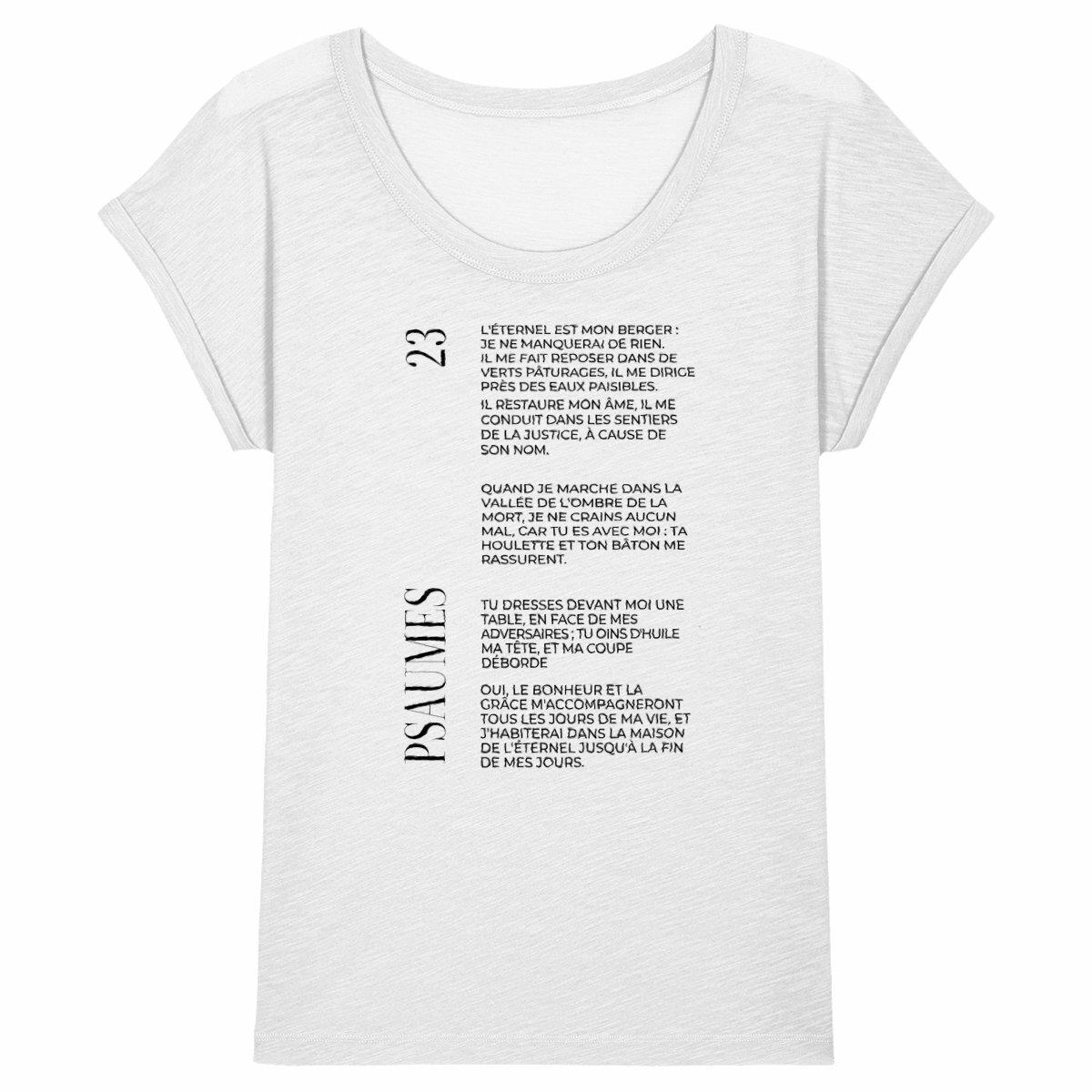 Psaumes 23 - T-shirt Femme Slub - Image