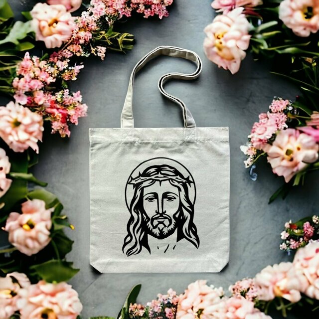 Visage de Jésus - Totebag épais