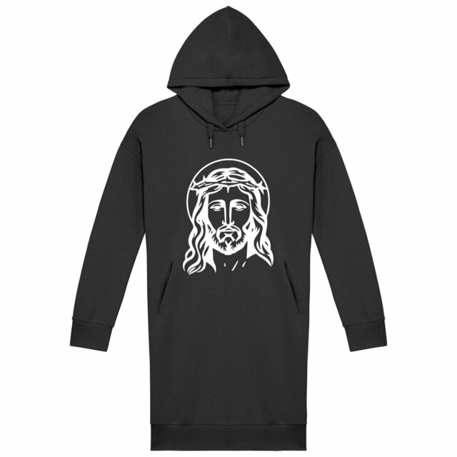 Visage de Jésus - Robe Sweat Femme - Image