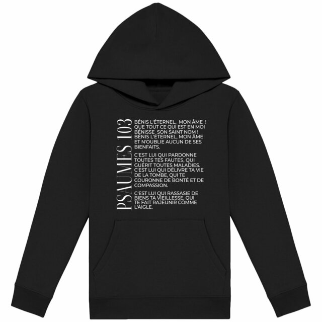 Psaumes 103 - Sweat à capuche Léger Enfant - Image