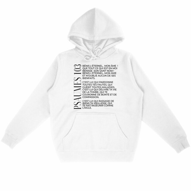 Psaumes 103 - Sweat à capuche Léger Unisexe - Image