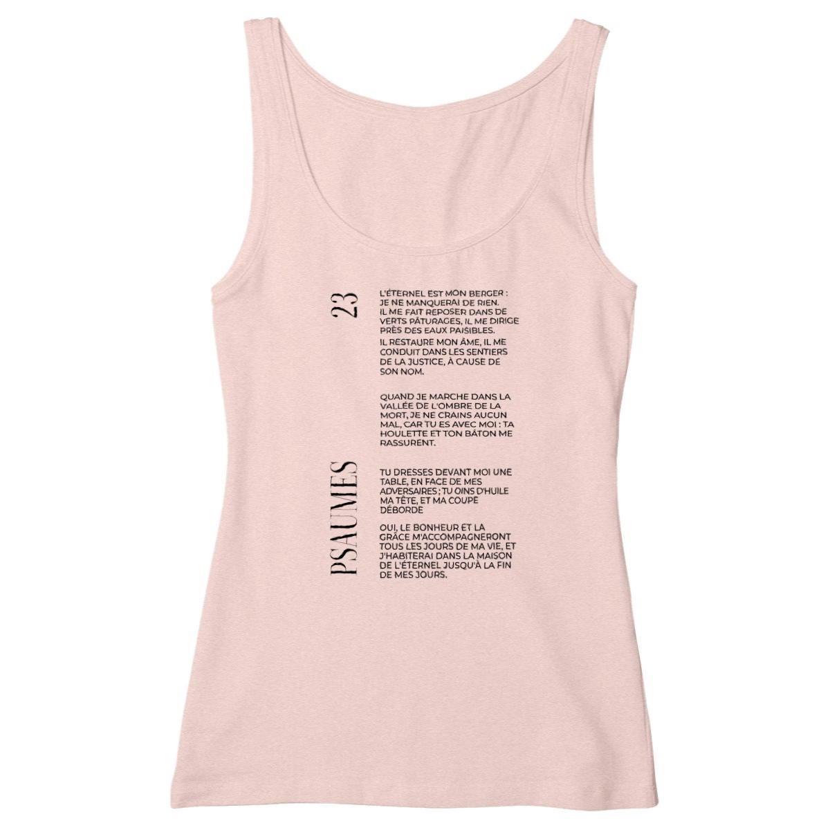 Psaumes 23 - Débardeur Femme Cintré - Image