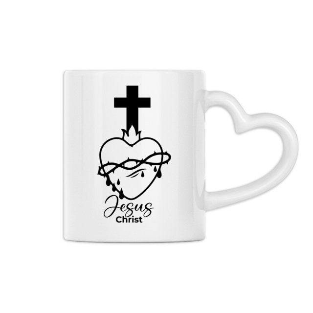 Sacré coeur - Mug à anse en forme de coeur - Image