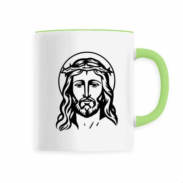 Visage de Jésus - Mug céramique - Image