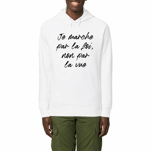 Par la foi - Sweat à capuche avec poches latérales