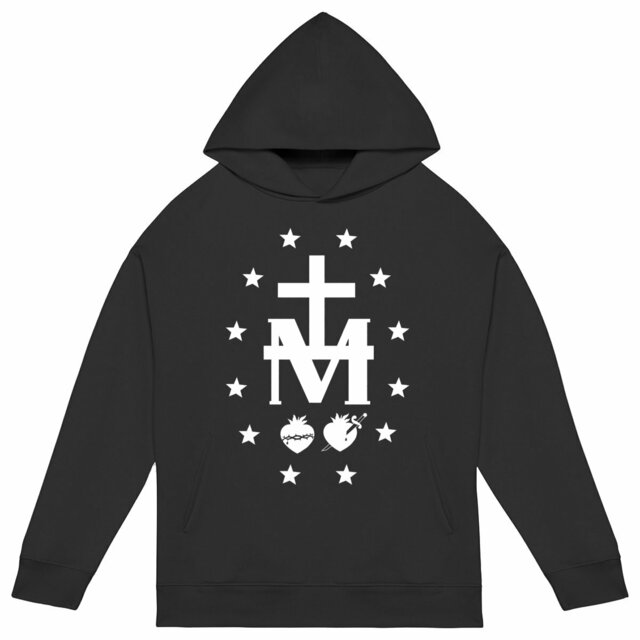 Medaille miraculeuse - Sweat à capuche Unisexe Oversized - Image