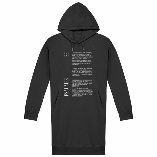 Psaumes 23 - Robe Sweat Femme - Image
