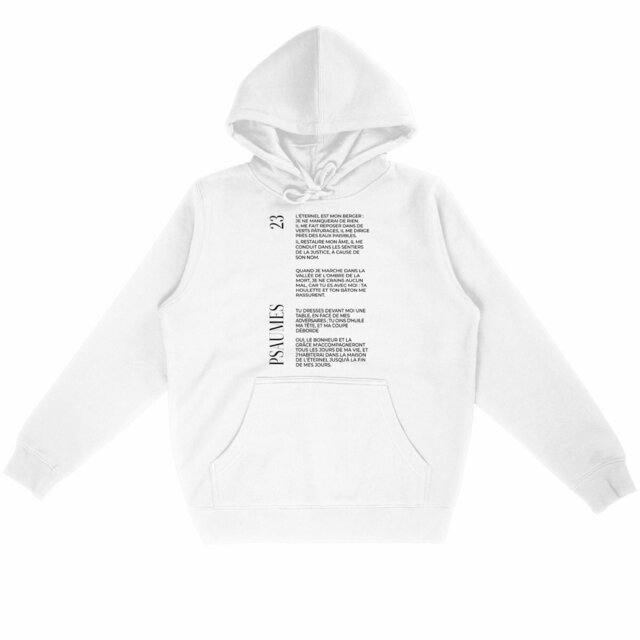 Psaumes 23 - Sweat à capuche Léger Unisexe - Image