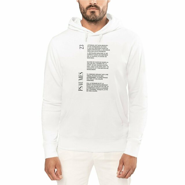 Psaumes 23 - Sweat à capuche Léger Unisexe