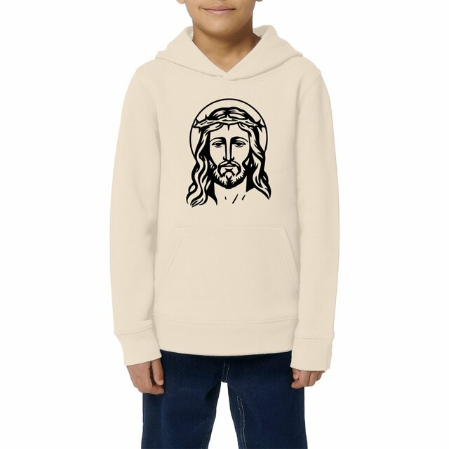 Visage de Jésus - Sweat à capuche Epais Enfant