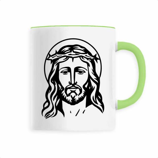 Visage de Jésus - Mug céramique - Image