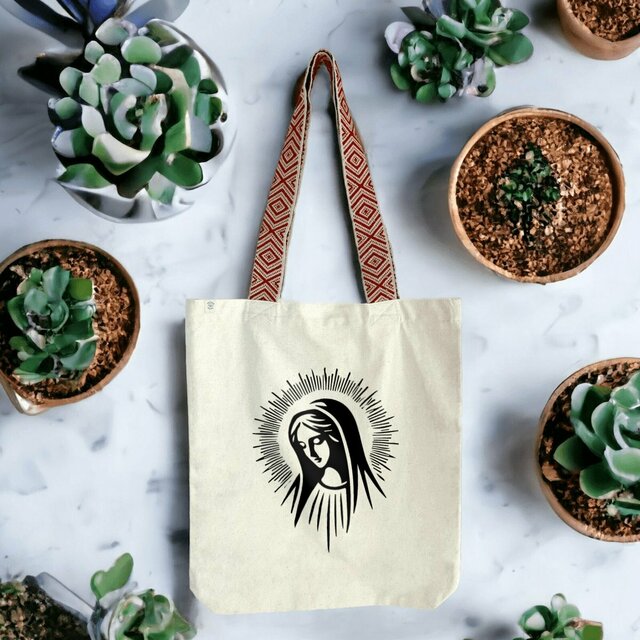 Vierge Marie - Totebag ethnique