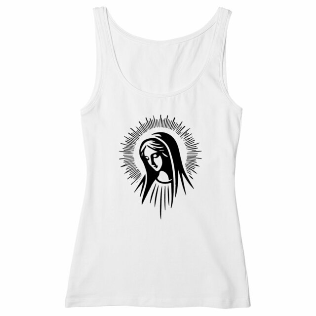 Vierge Marie - Débardeur Femme Cintré - Image