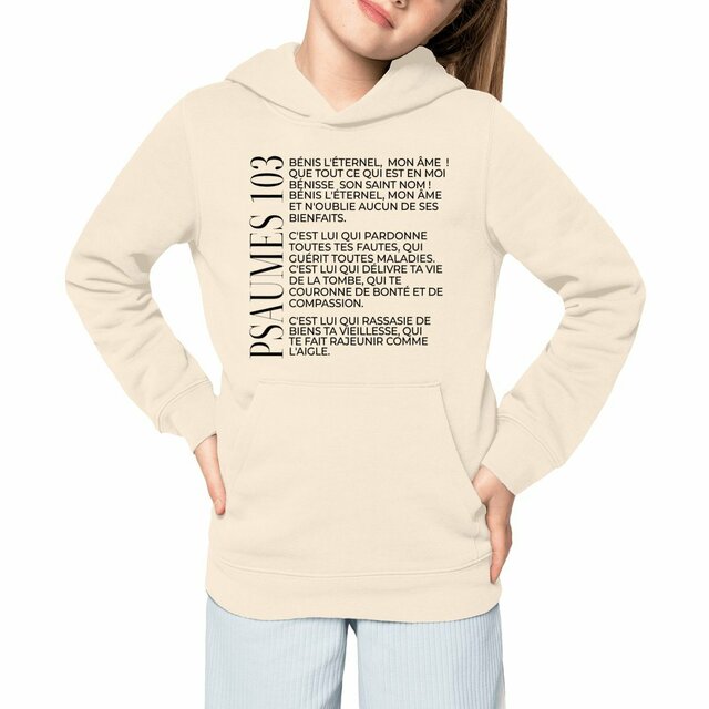 Psaumes 103 - Sweat à capuche Epais Enfant
