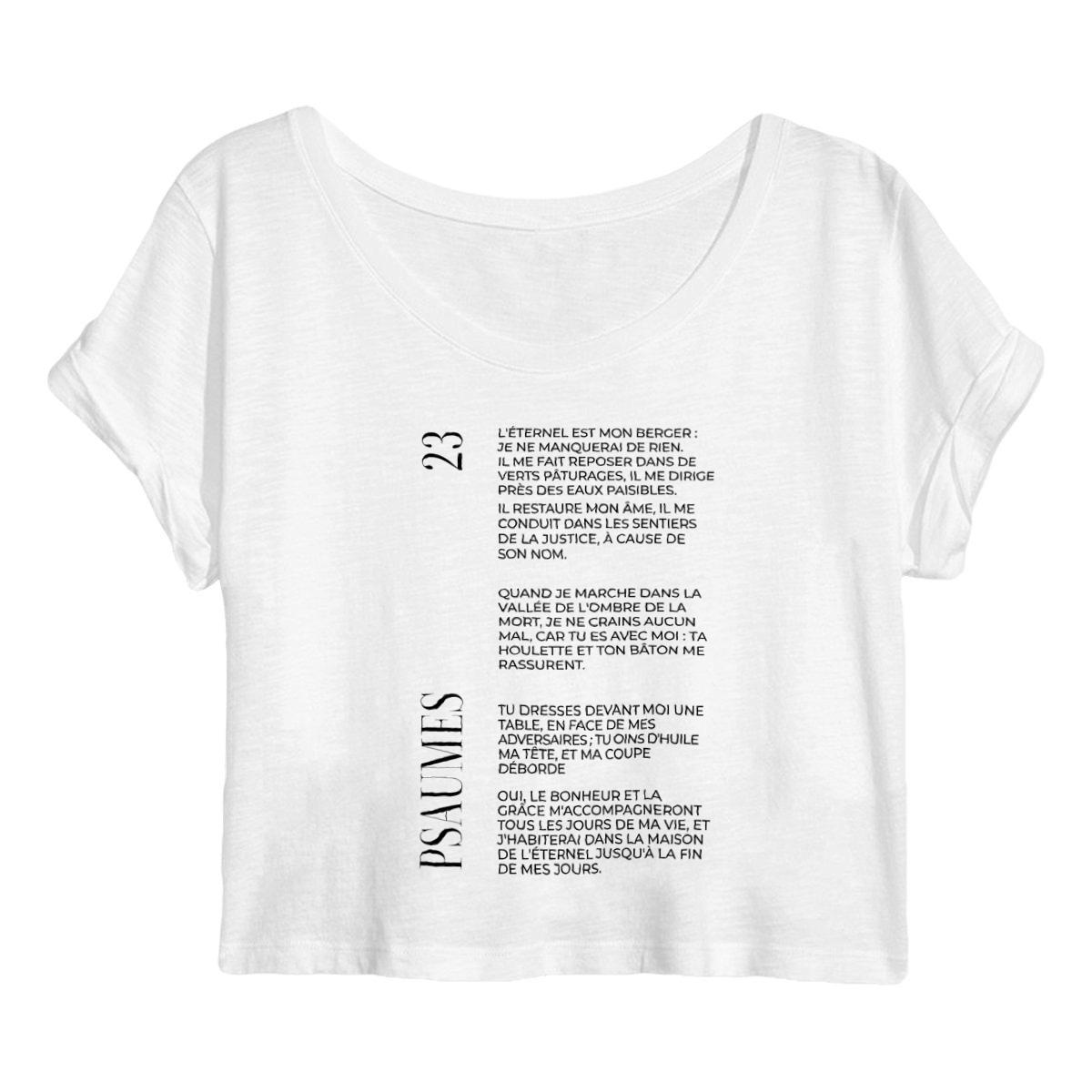 Psaumes 23 - Crop top Femme - Image