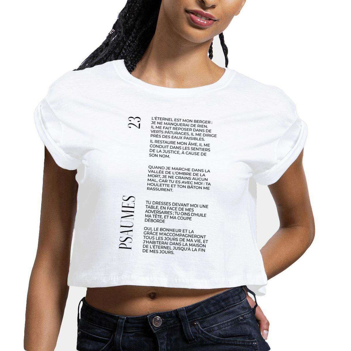 Psaumes 23 - Crop top Femme