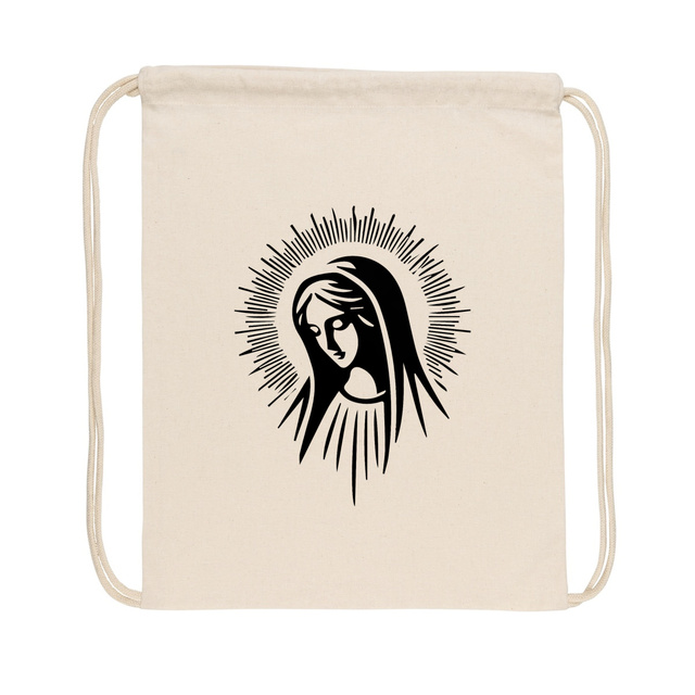 Vierge Marie - Sac à dos à cordelettes recyclé - Image