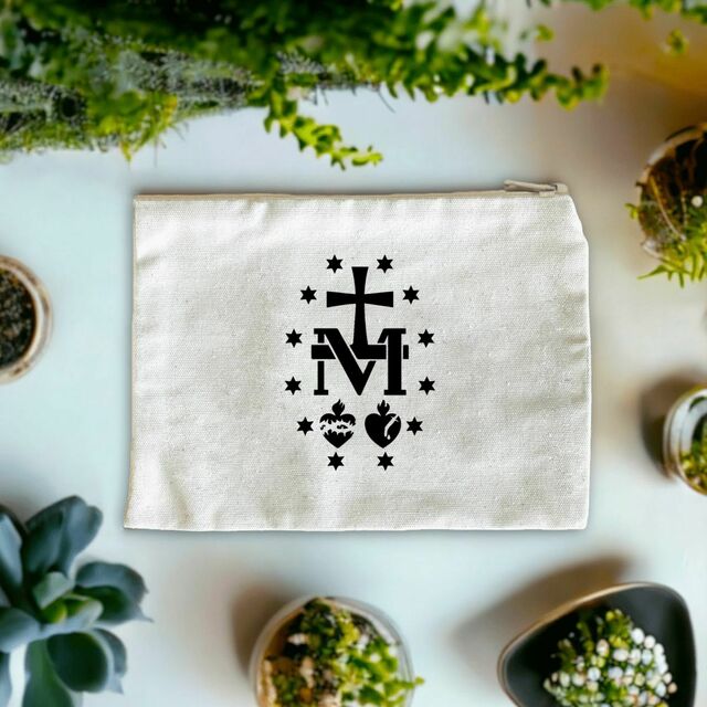 Medaille miraculeuse - Pochette en coton recyclé